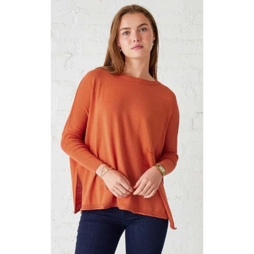 MERSEA The Catalina Travel Sweater - Burnt Orange P/S